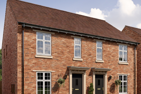 3 bedroom semi-detached house for sale, Plot 350, The Barlow at The Middletons, Davidsons Homes at The Middletons, Broadnook Park LE7