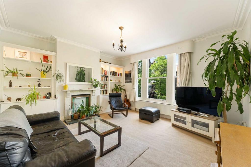 Living room, fireplace