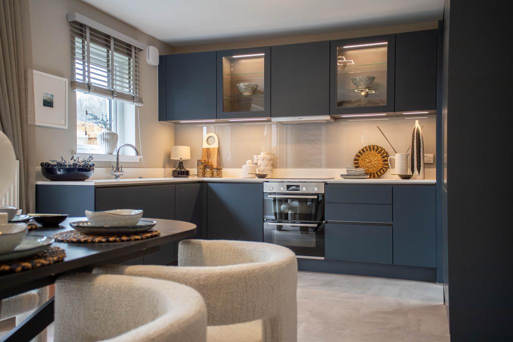 The Etive - showhome kitchen and dining area