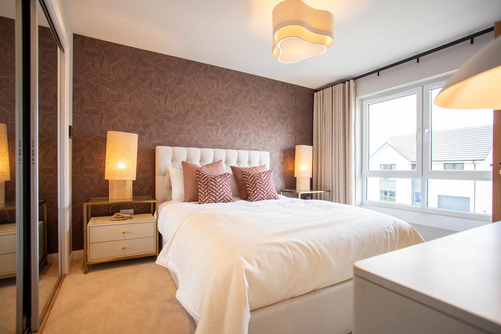 The Etive - showhome master bedroom