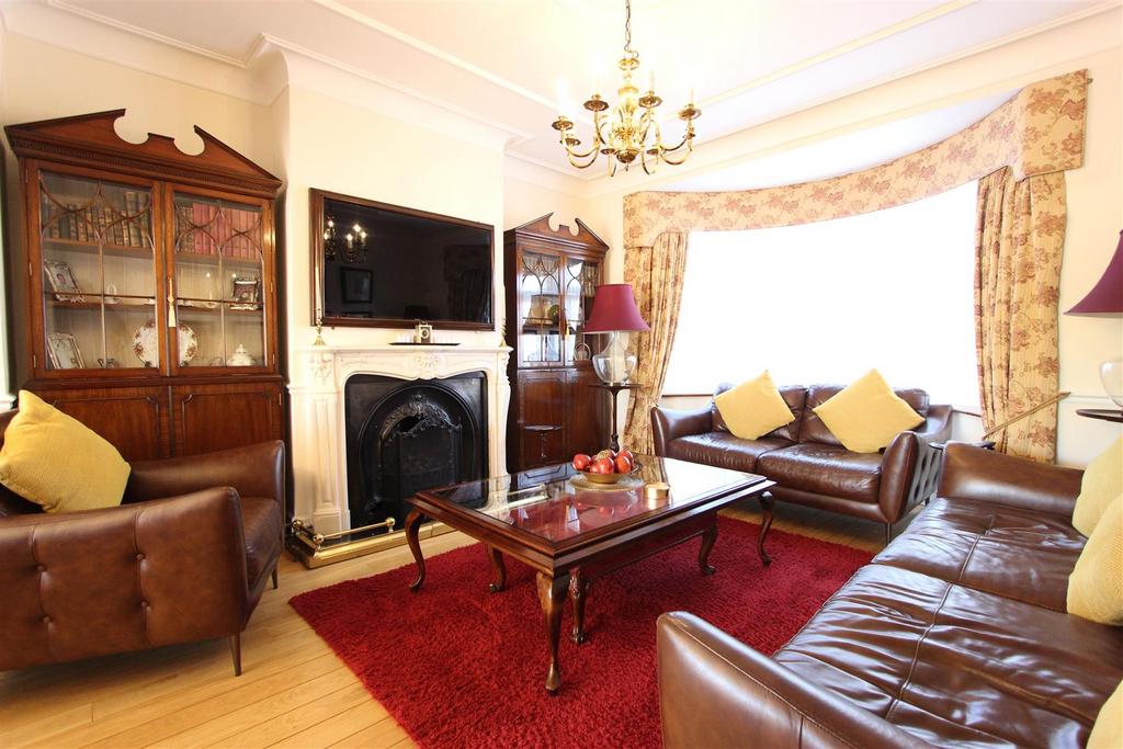 Living room, fireplace
