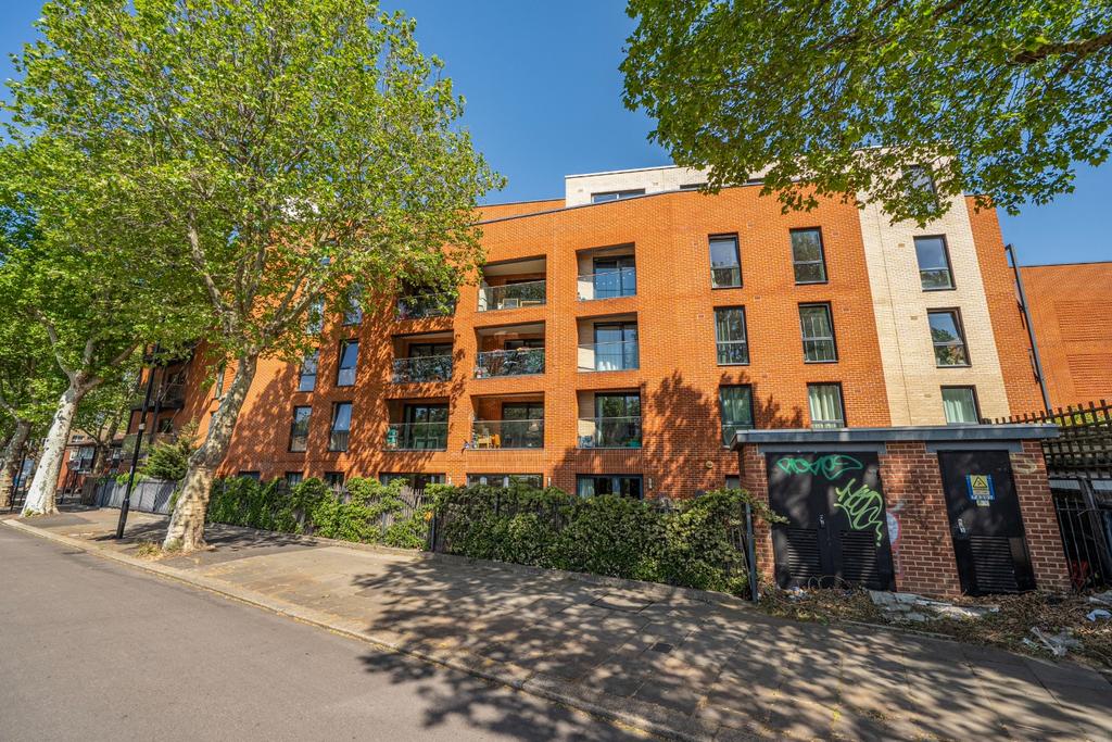 Apartment building facade, block of apartments