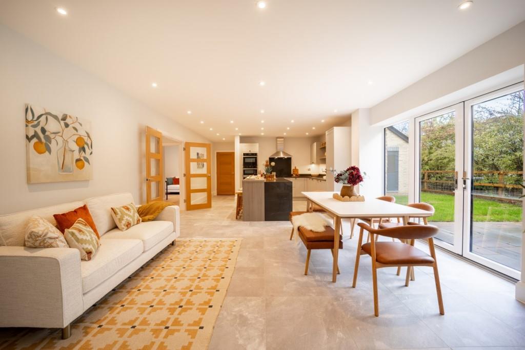 Open-plan living area, open plan living