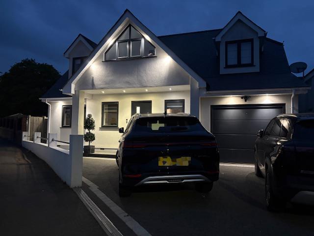 House exterior, off-street parking