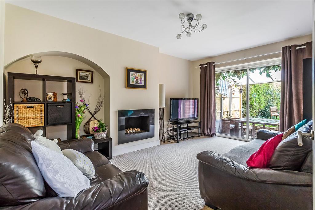 Living room, fireplace