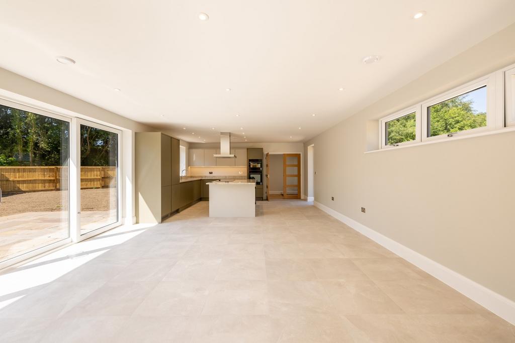 Open-plan living area, open plan living