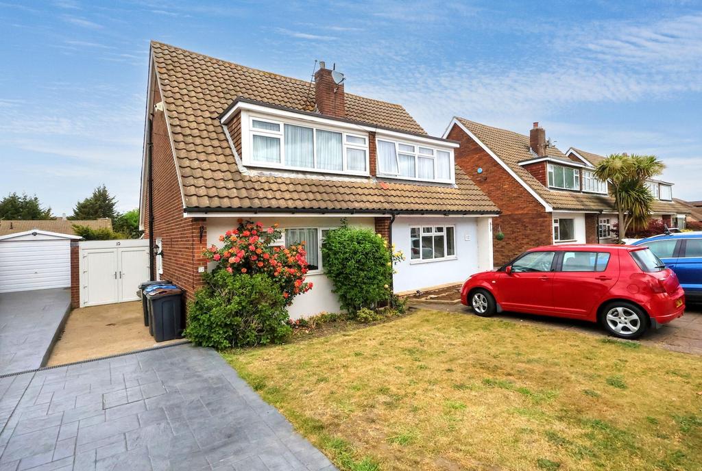Detached house exterior, driveway, garage