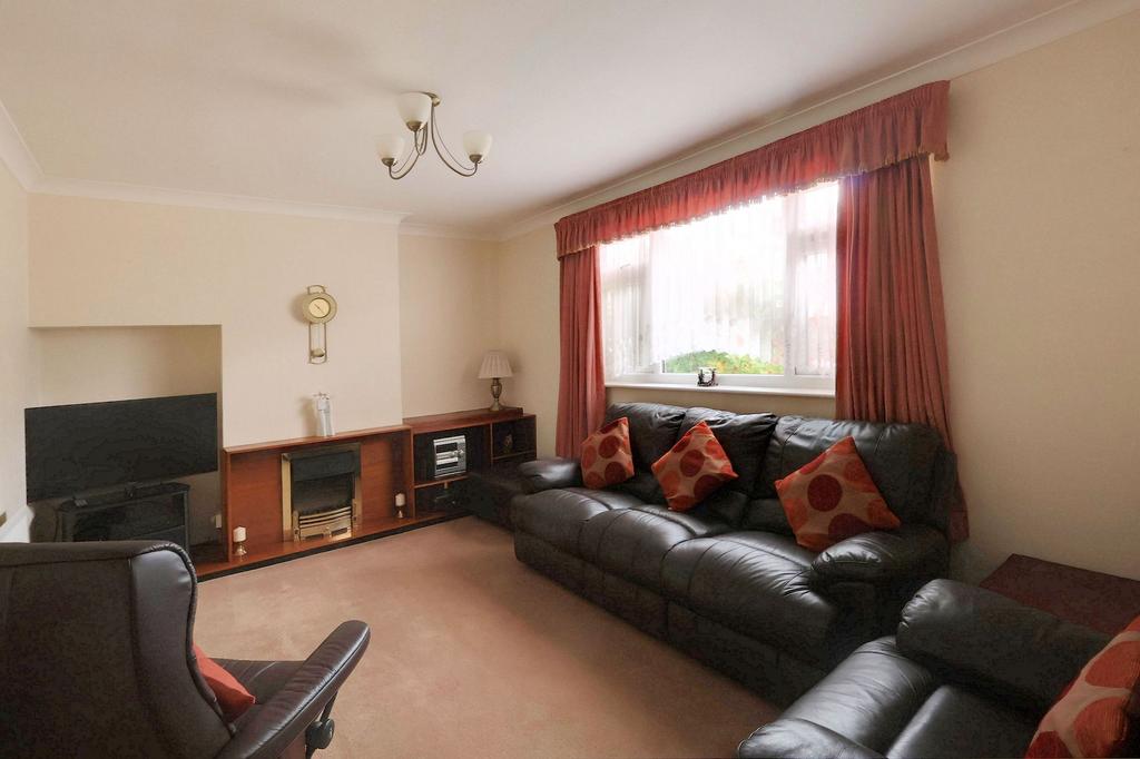 Living room, fireplace
