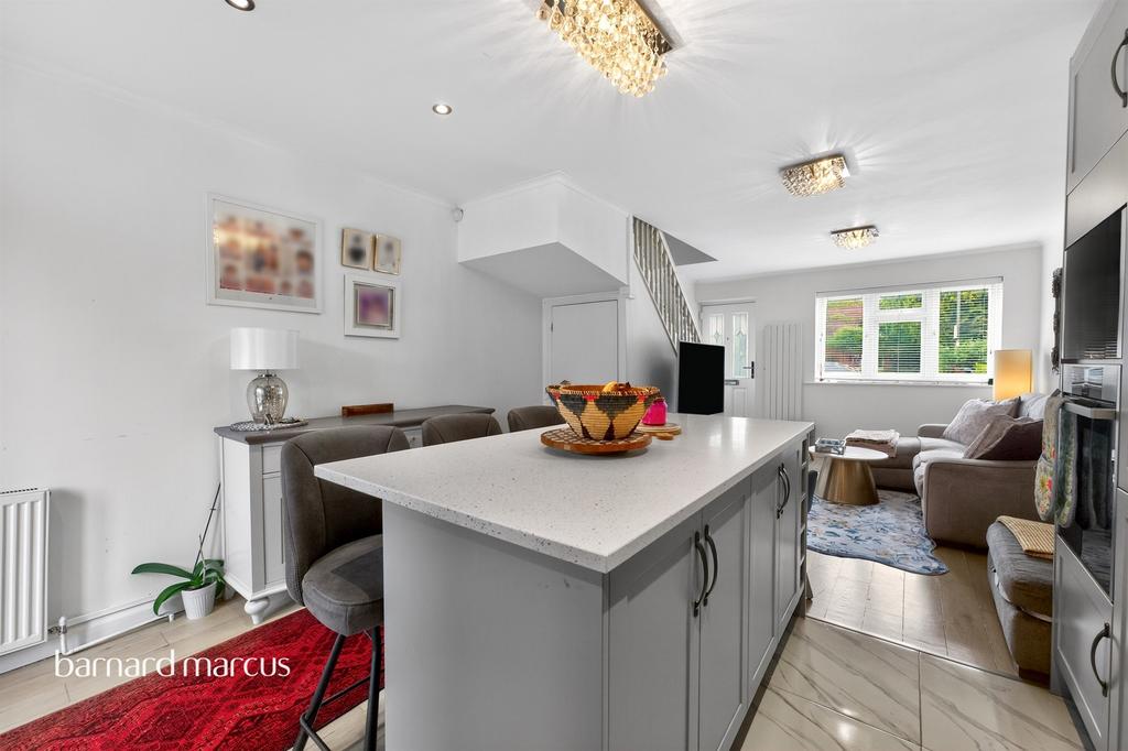 Open-plan living area, open plan living