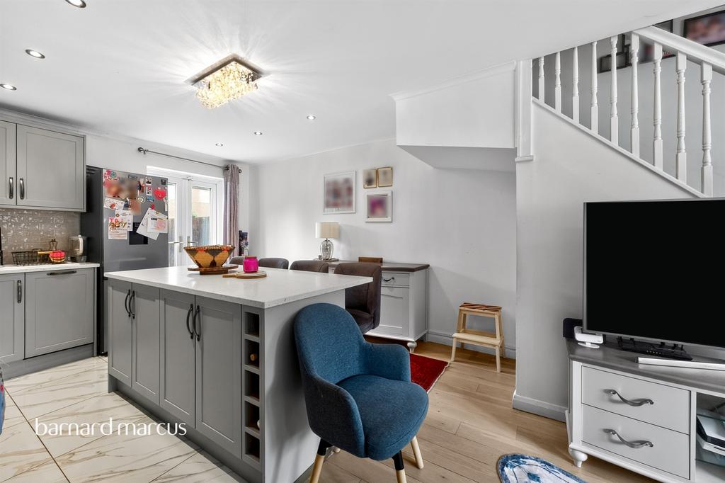 Open-plan living area, open plan living