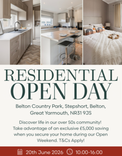2 bedroom park home for sale, Belton Great Yarmouth