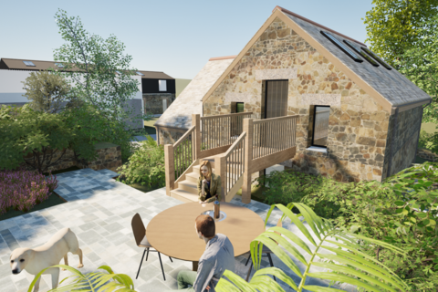 3 bedroom barn conversion for sale, Constantine, Falmouth