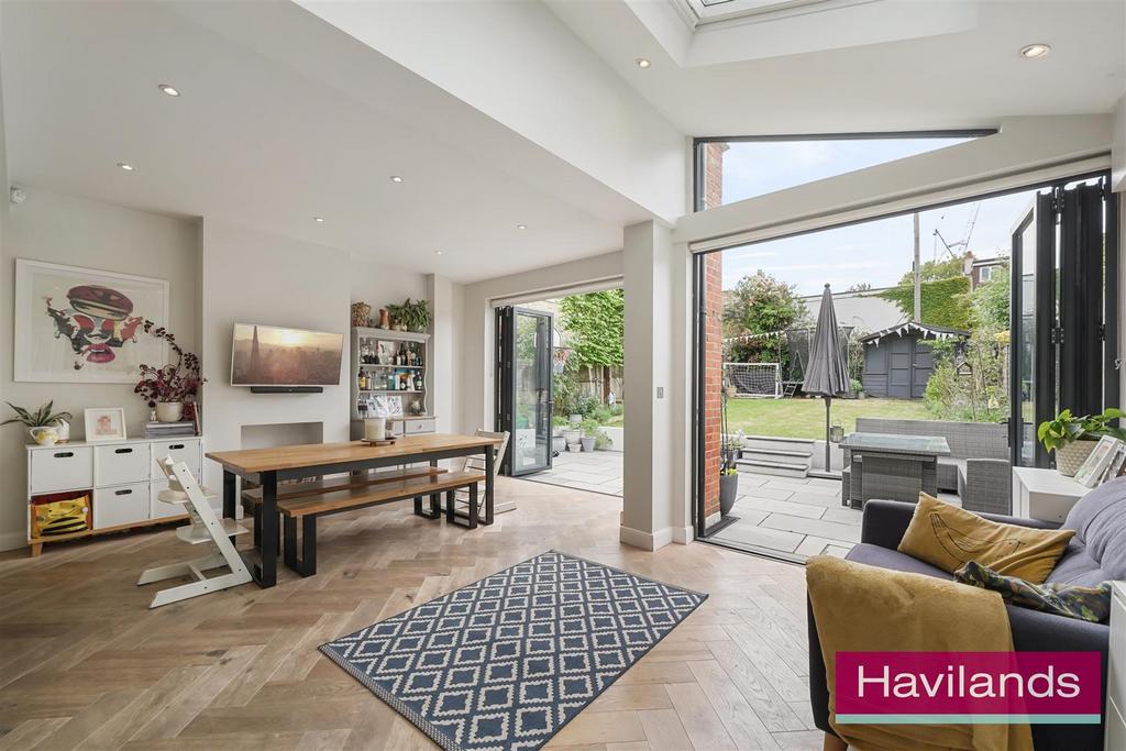 Open-plan living area, open plan living
