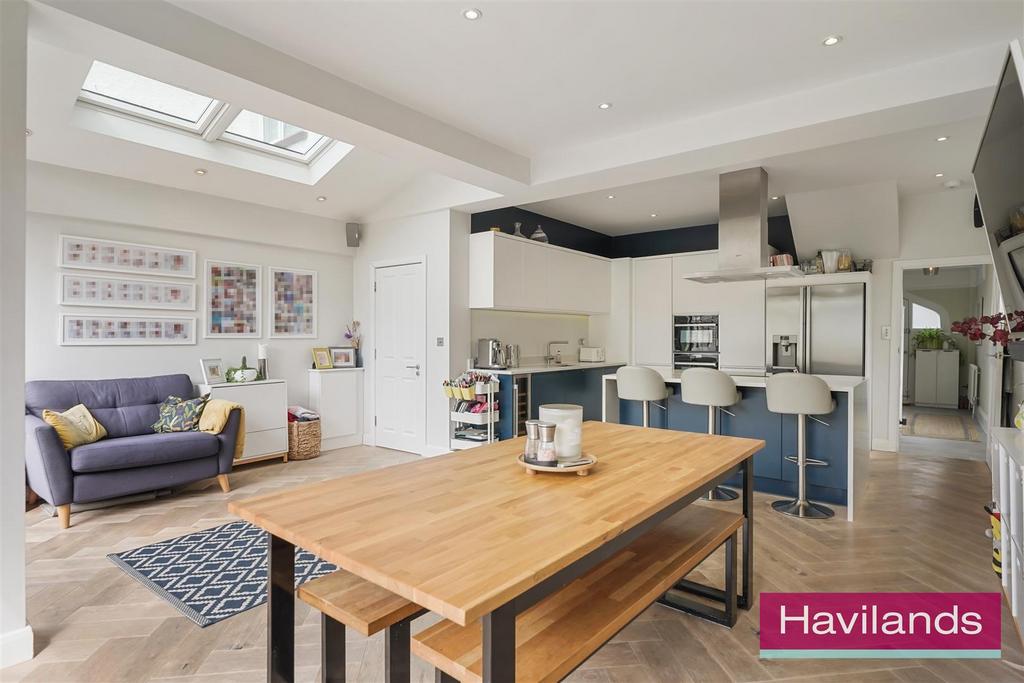 Open-plan living area, open plan living