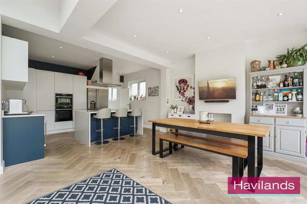 Open-plan living area, open plan living