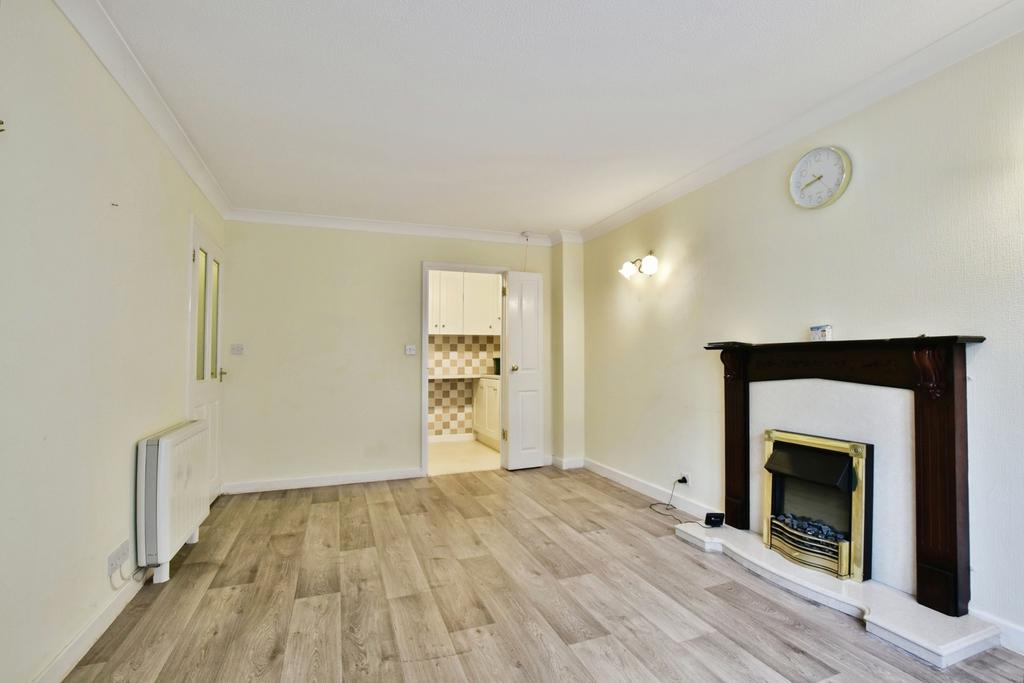 Living room, fireplace