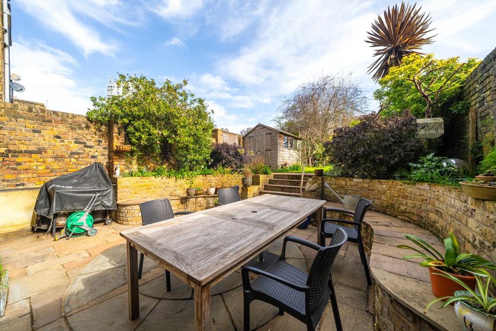 Patio view, garden