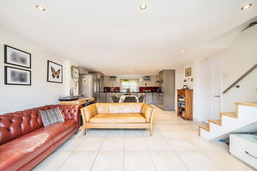 Open-plan living area, open plan living