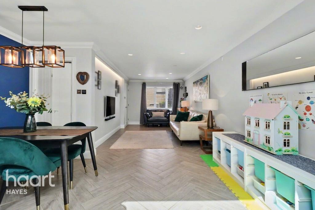 Open-plan living area, open plan living