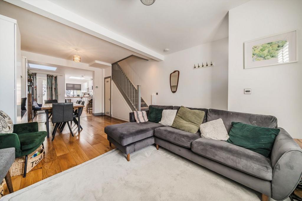 Open-plan living area, open plan living