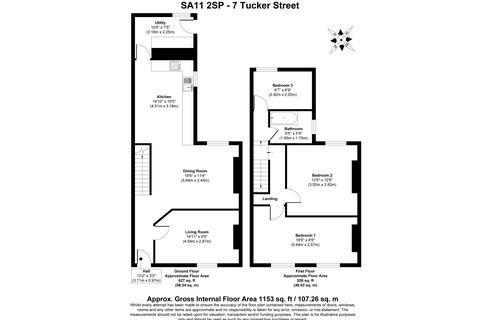 3 bedroom terraced house for sale, 7 Tucker Street, Briton Ferry, Neath, West Glamorgan, Wales, SA11 2SP