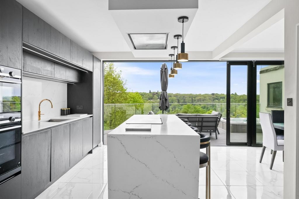 Kitchen, open plan living