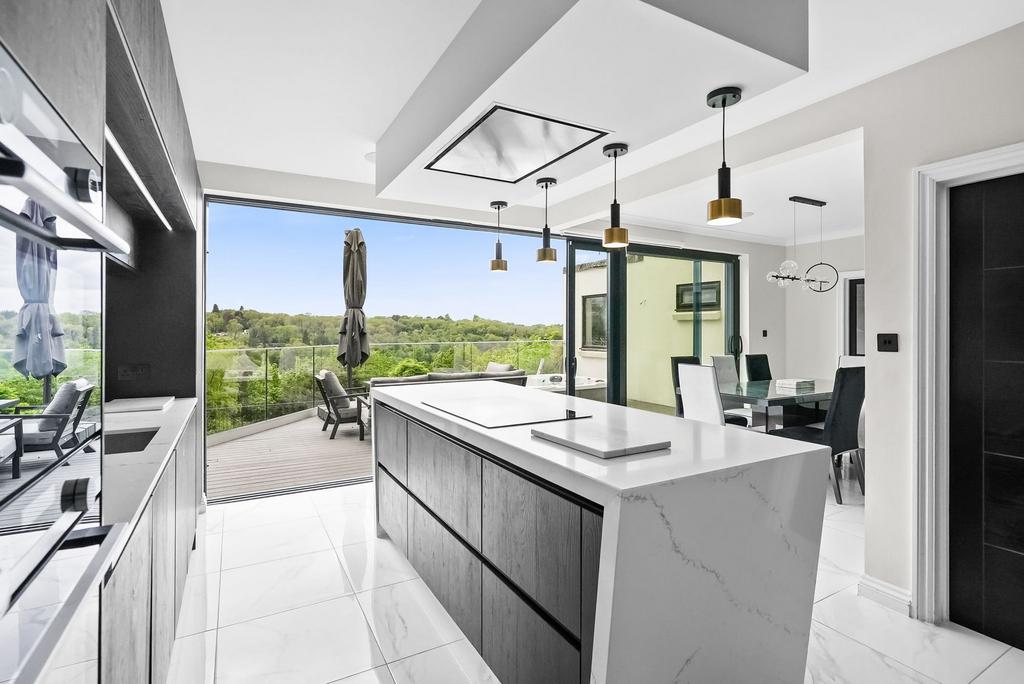 Kitchen, open plan living