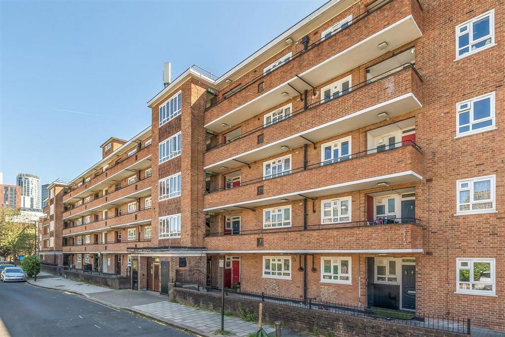 Apartment building facade, block of apartments