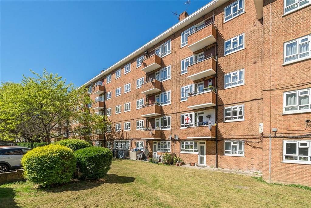 Apartment building facade, block of apartments
