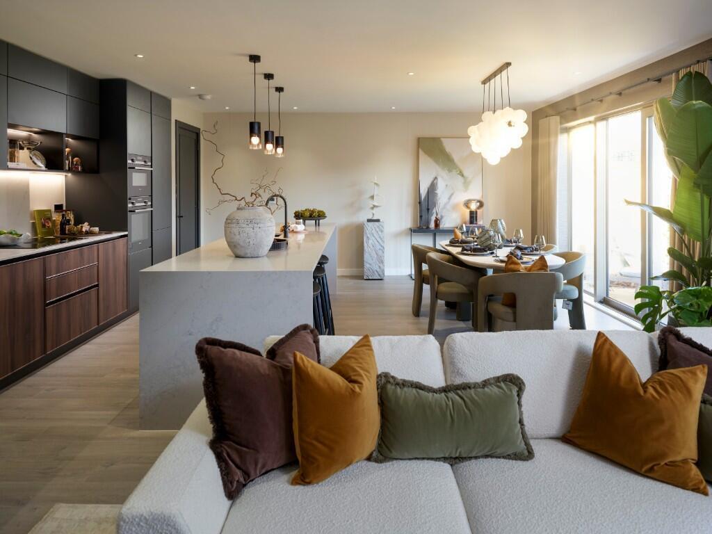 Living room, open plan living