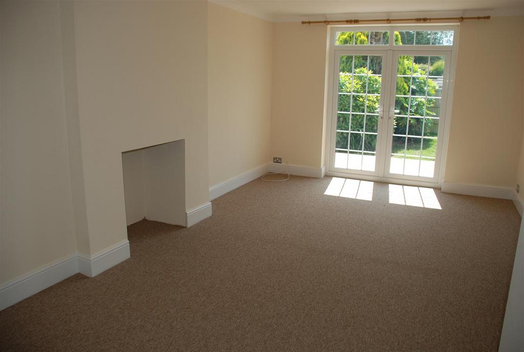 Living room, fireplace