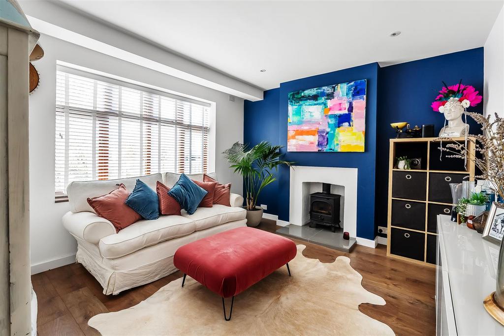 Living room, fireplace