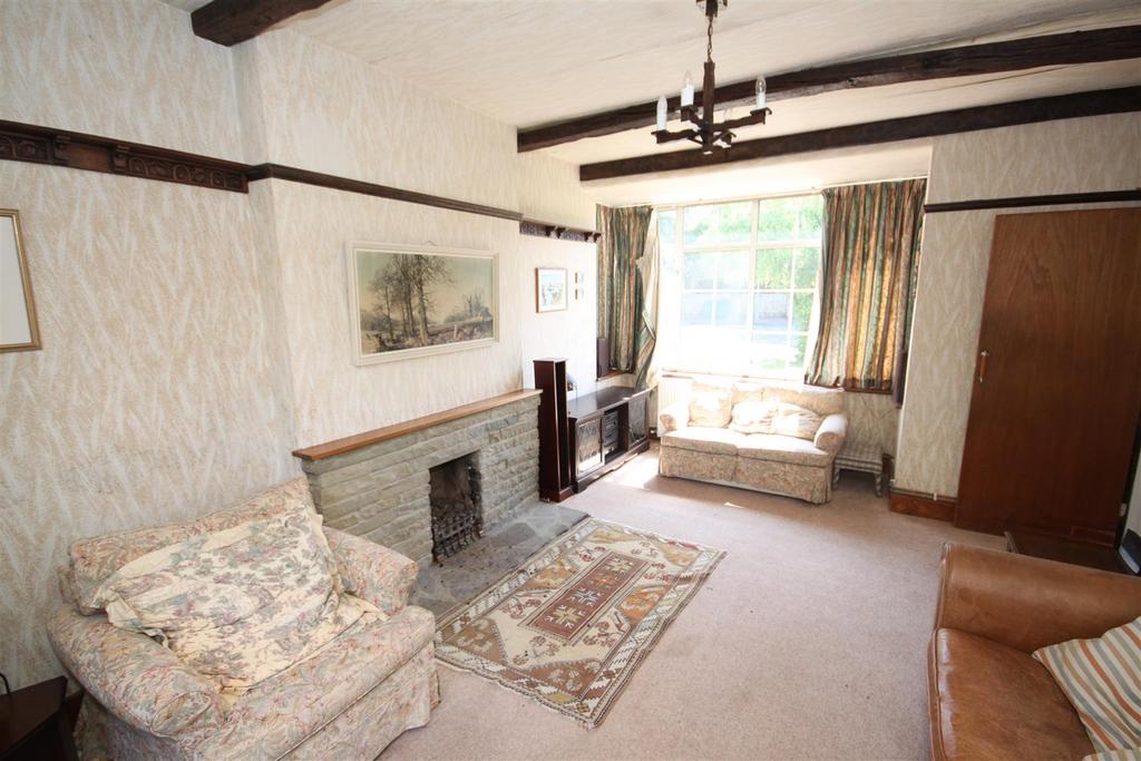 Living room, fireplace