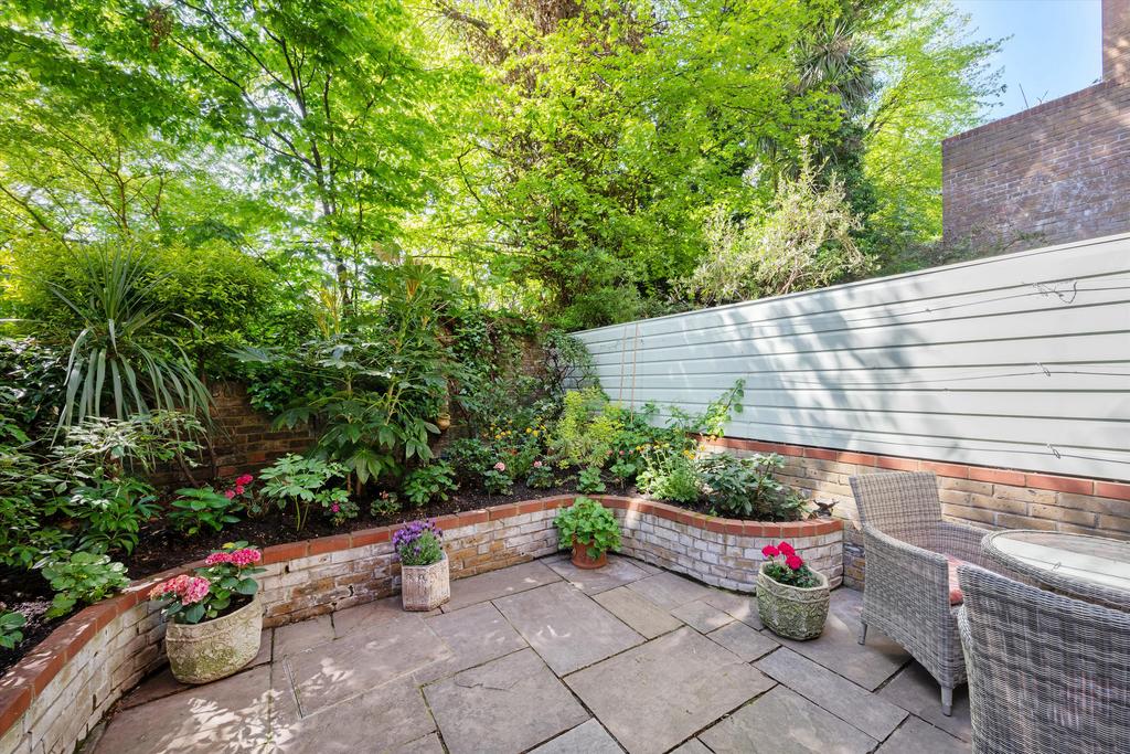 Patio view, garden