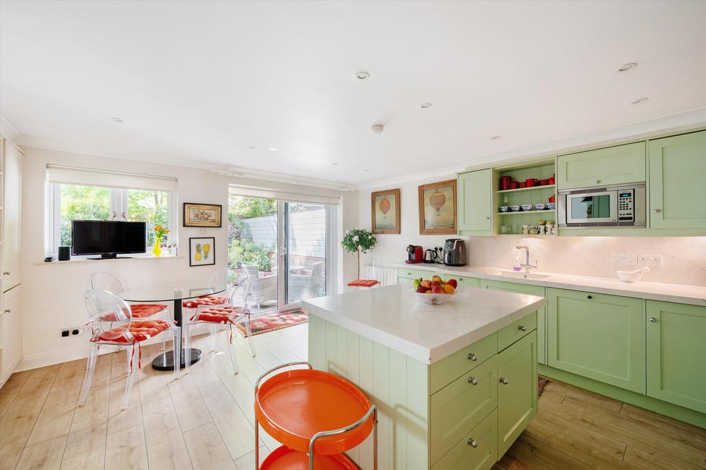 Open-plan living area, open plan living