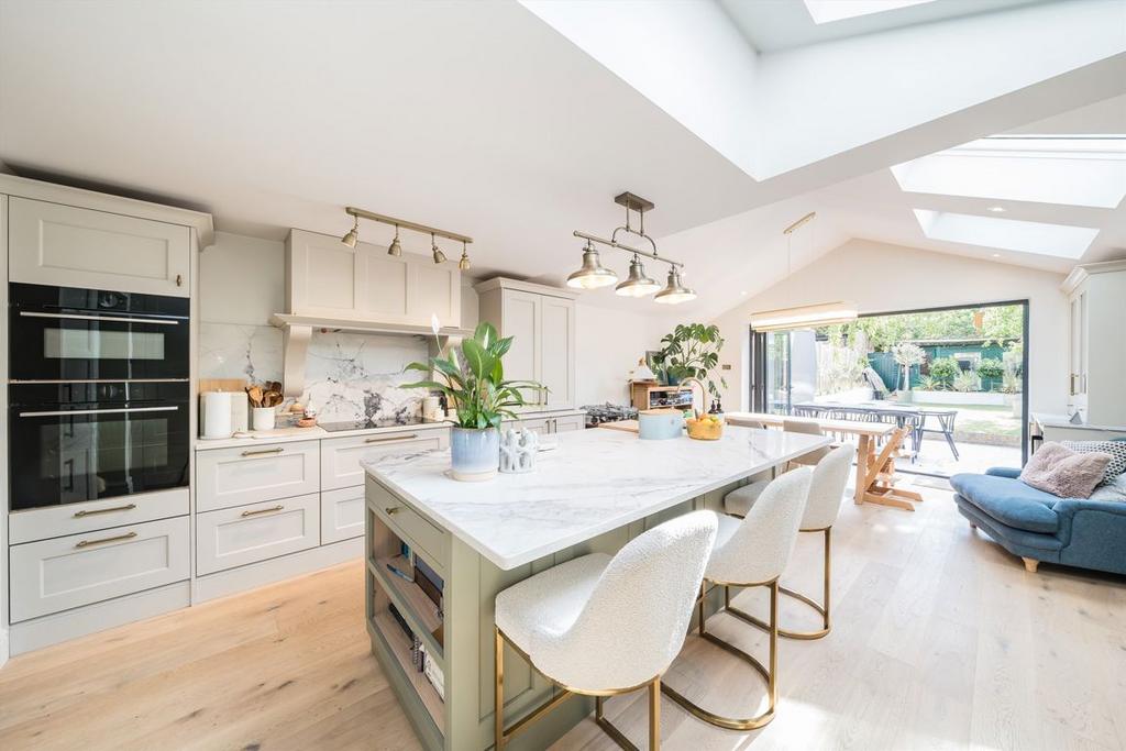 Open-plan living area, open plan living