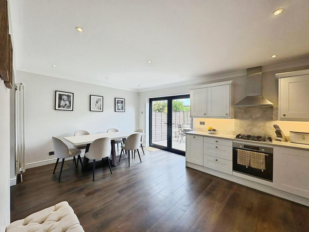 Open-plan living area, open plan living