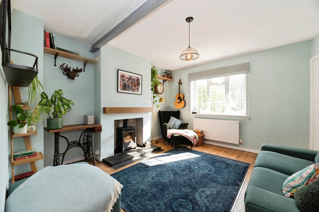 Living room, fireplace