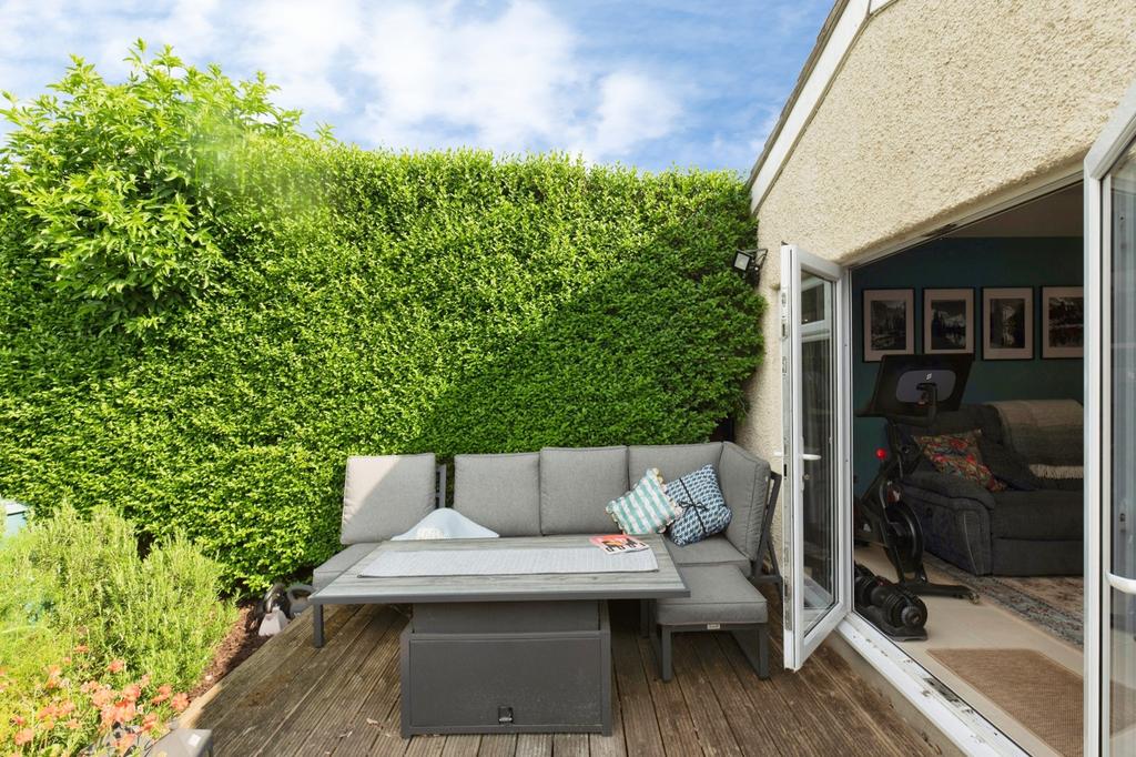 Patio view, garden