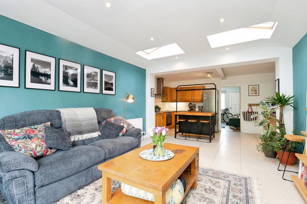 Open-plan living area, open plan living