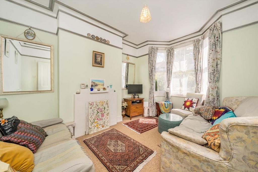 Living room, fireplace