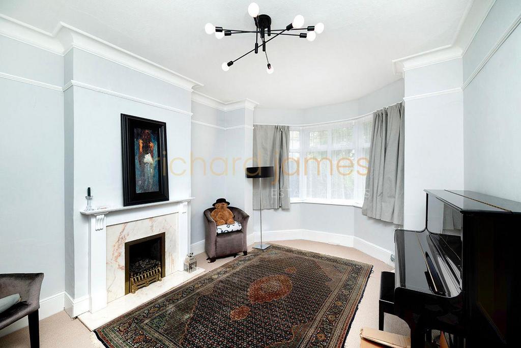 Living room, fireplace