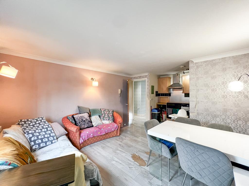 Open-plan living area, open plan living