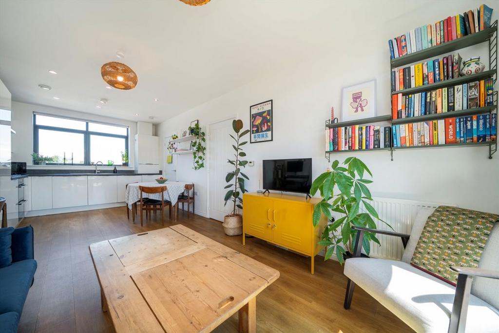 Open-plan living area, open plan living
