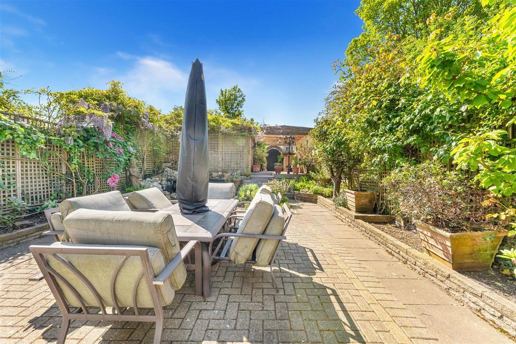 Patio view, garden