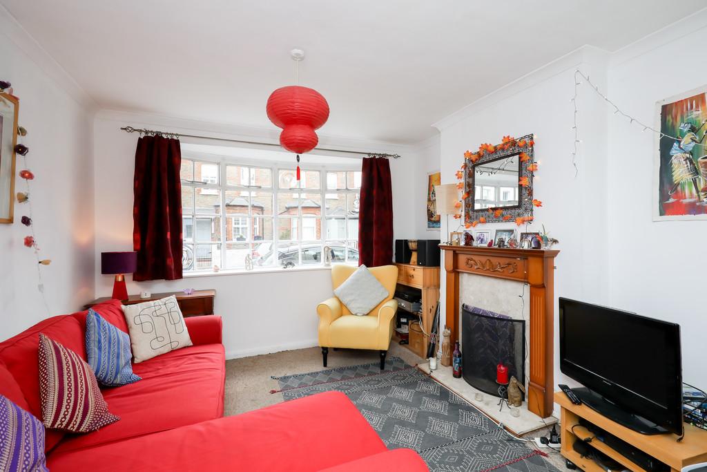 Living room, fireplace