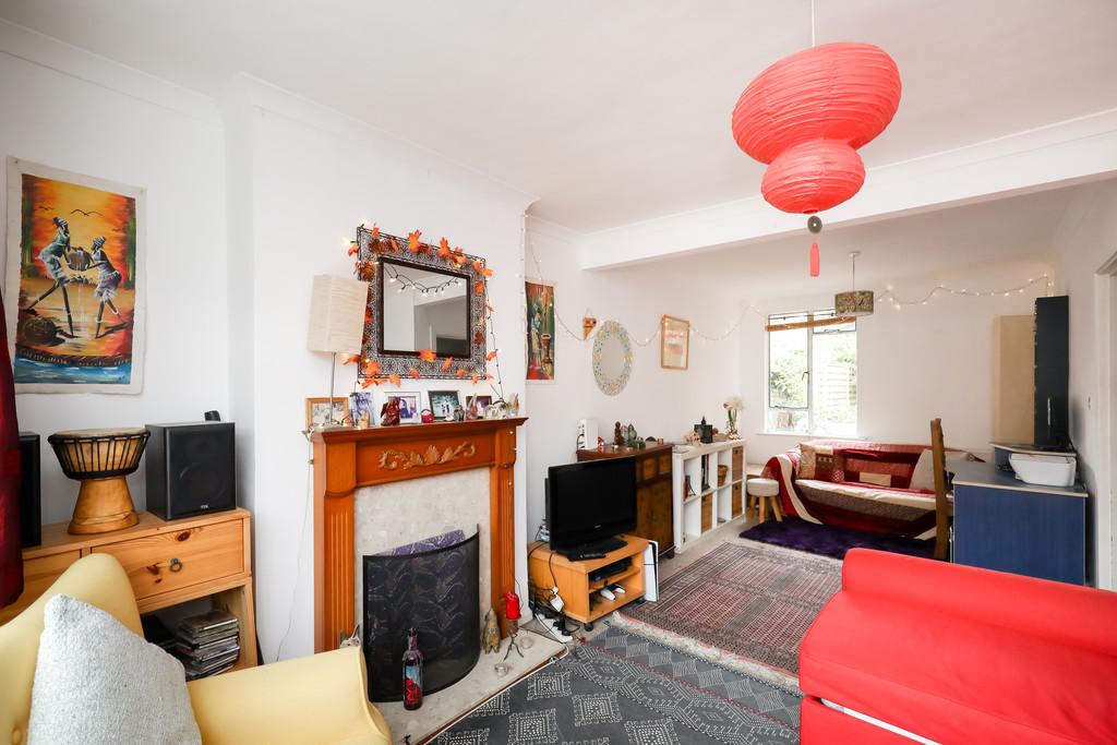 Living room, fireplace