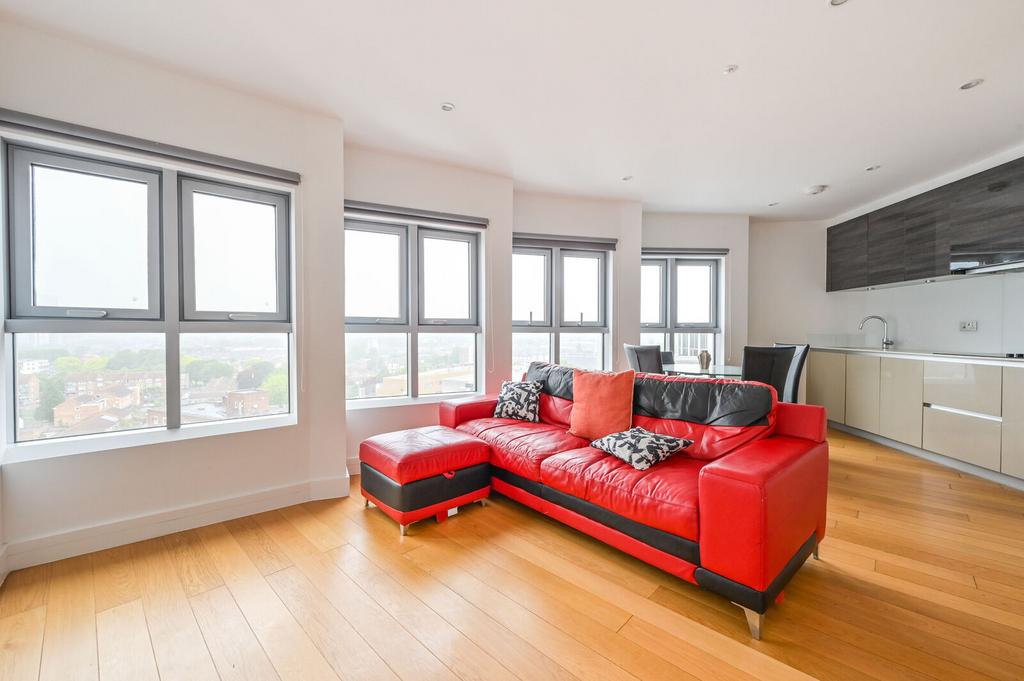 Open-plan living area, open plan living