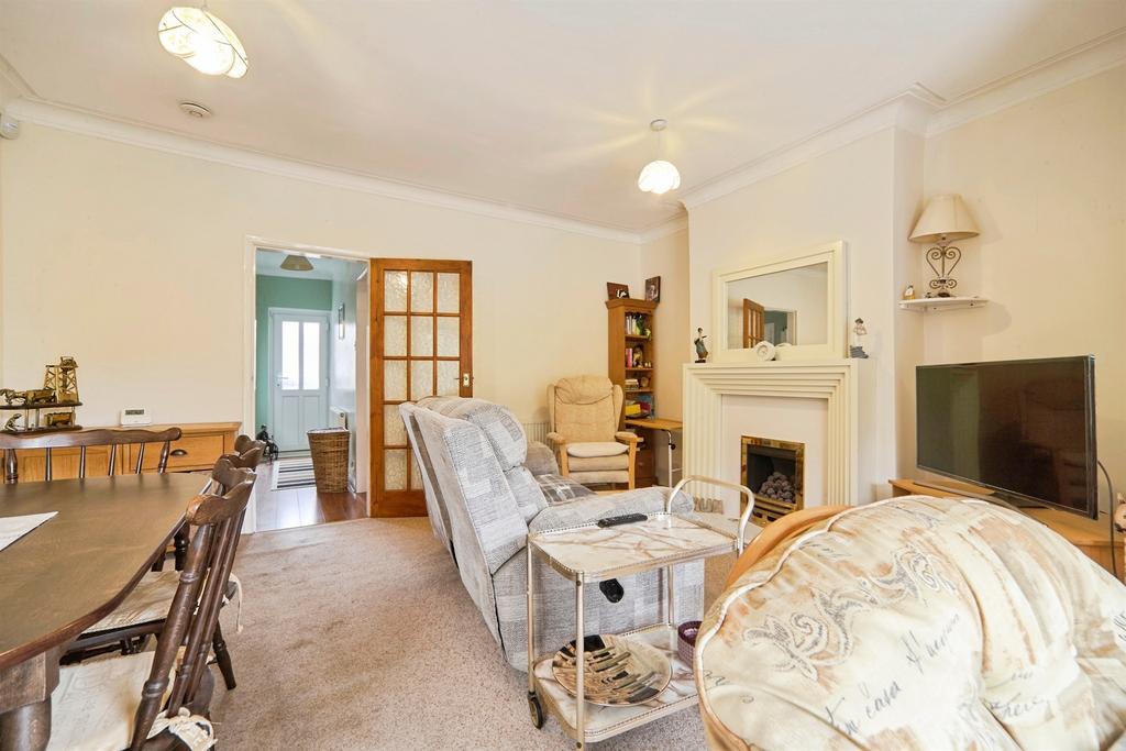 Living room, fireplace