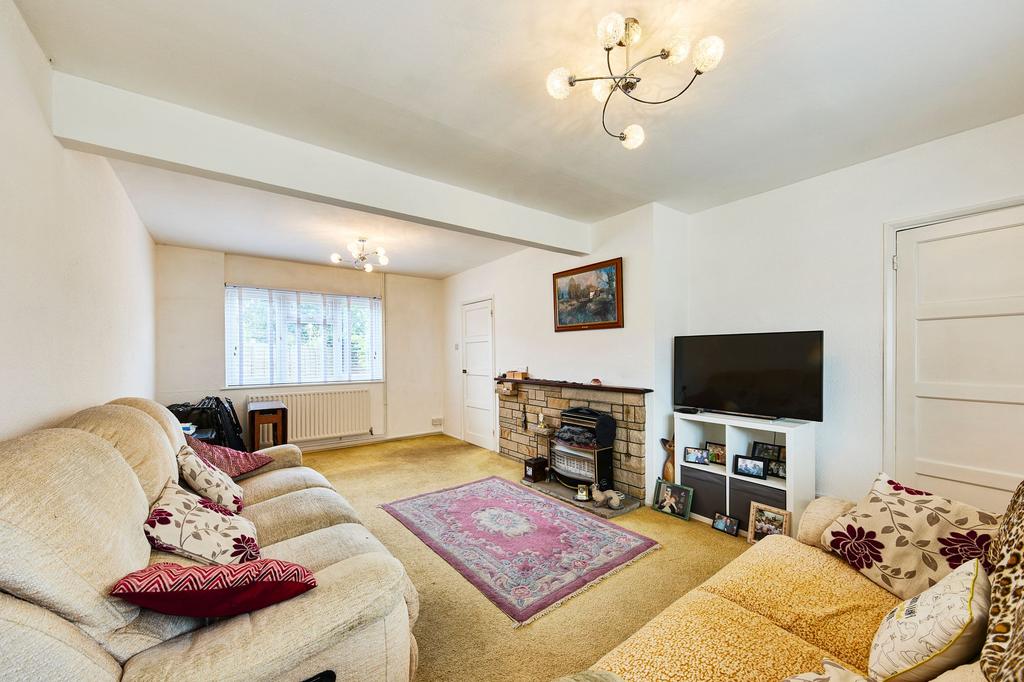 Living room, fireplace